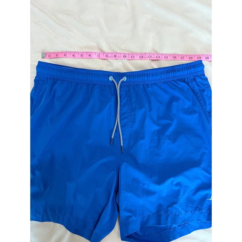 Tommy Bahama Mens Royal Blue Swim Trunks Marlin Logo Mesh Lined Shorts XXL